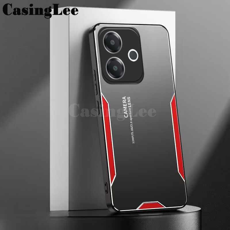 For OPPO A5 Pro 5G Case Aluminum Metal Matte Cover Soft Silicone Frame Camera Protection Cover For For OPPO A5 Pro Back cover Phone Cases.