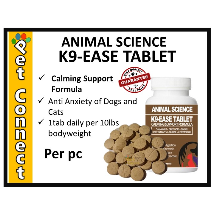 Animal Science K9-Ease Tablet Calming Support Formula for Dogs per piece |  Lazada PH