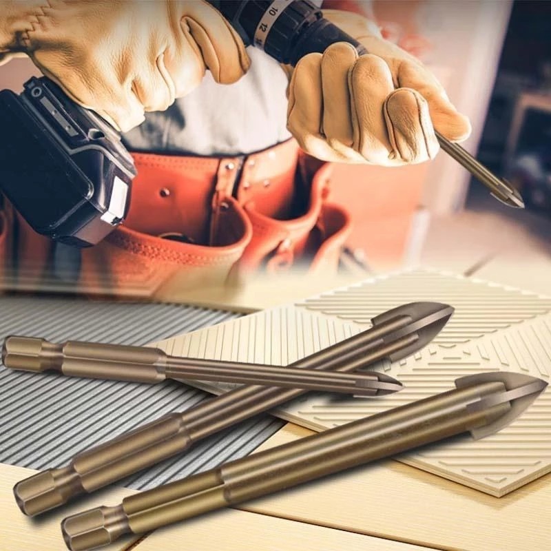 Hometool Efficient Universal Drilling Tool Multifunctional Cross Alloy Drill Bit 3-12mm For Electric Drill