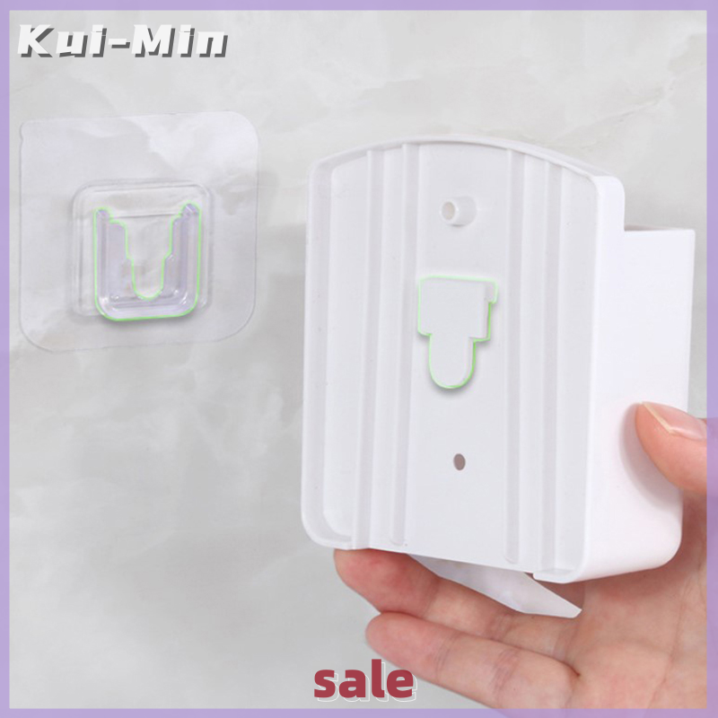 Kui-Min Universal Air Conditioner Remote Holder White Wall Mounted Box Storage Holder