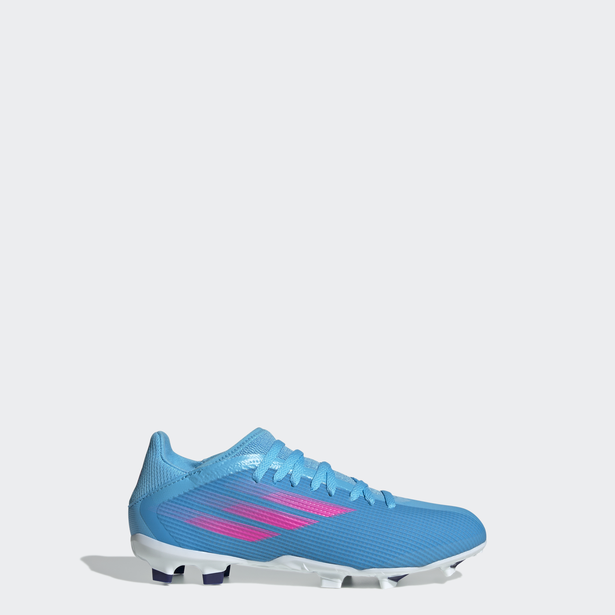 Adidas bóng đá giày đá bóng x speedflow.3 firm ground trẻ em màu xanh da trời gw7486