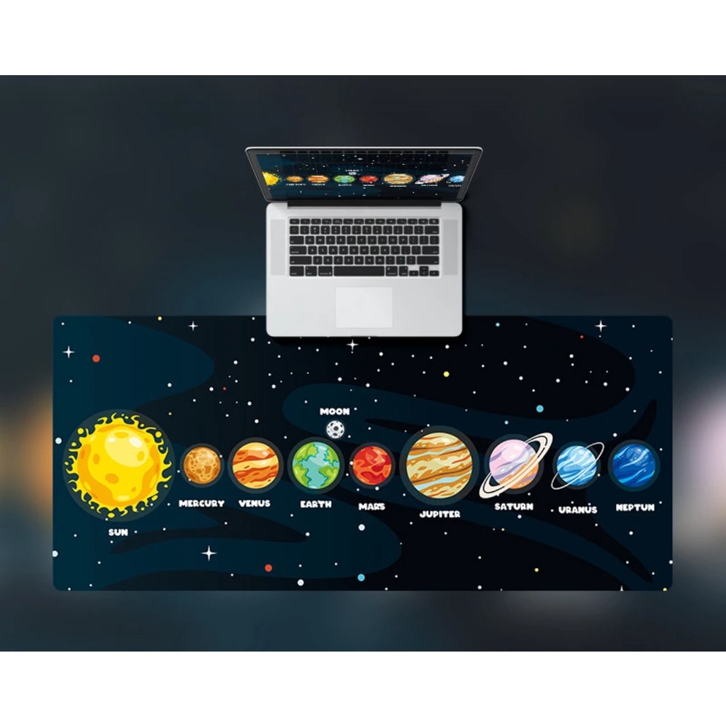 Creativity Large Mouse Pad Space Pattern Gaming Mouse Pad Keyboard Pad Desk Pad Computer Mouse Mat for Dota Lol CS