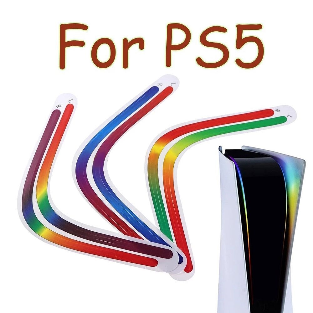 1set For PS5 Host Light Bar Rainbow Gradient Sticker Self Adhesive Decals LED Lightbar For playstation 5 Game Accessories