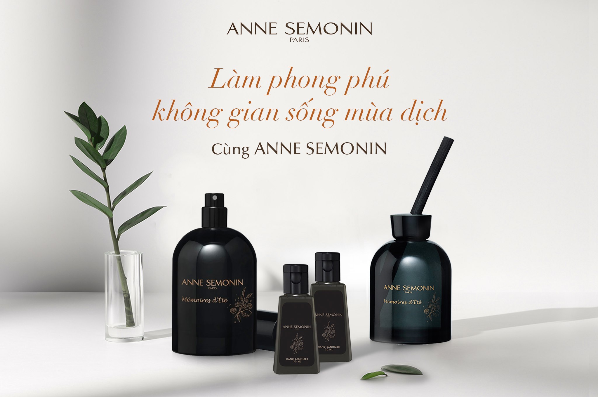 Khuếch tán tinh dầu Home Diffuser Anne Semonin 250ml