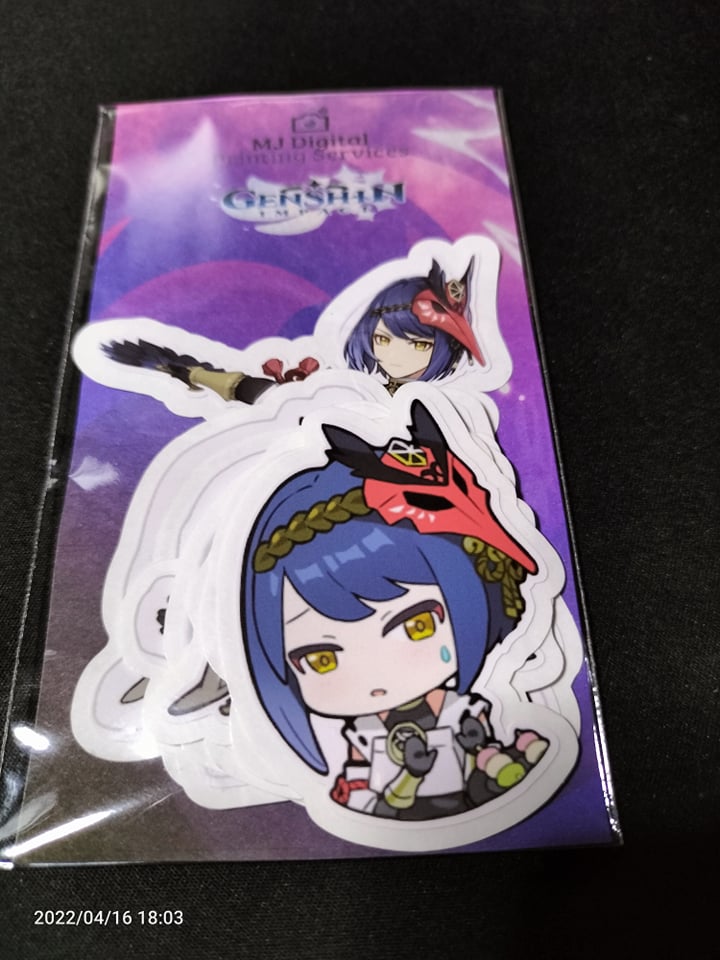 Genshin Impact Character Stickers - Kojou Sara | Lazada PH