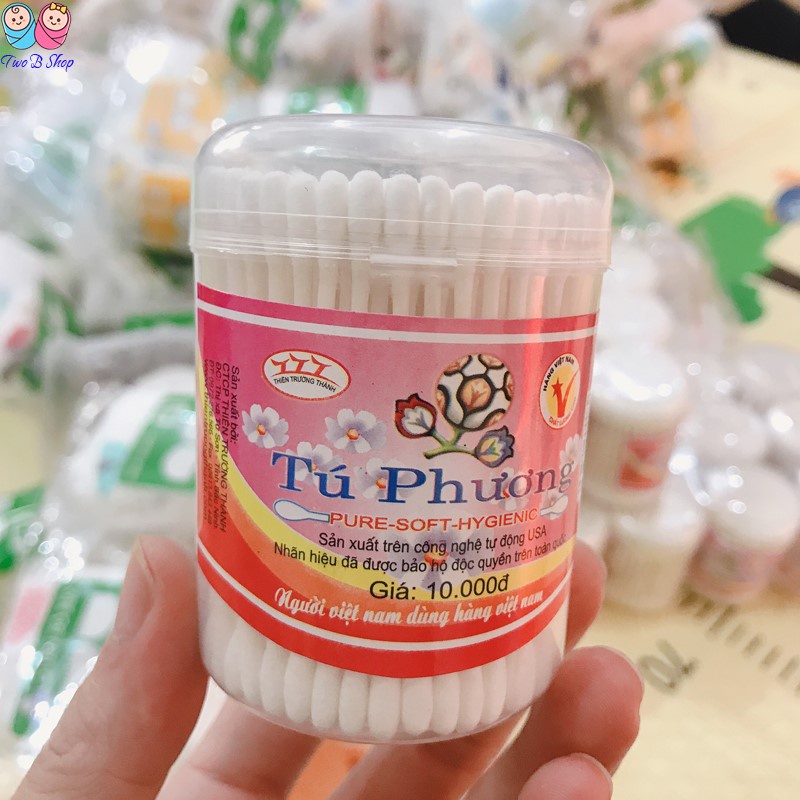 Tăm bông trẻ em Tú Phương Tăm bông sơ sinh, bông ngoáy tai cho bé ACuteBaby