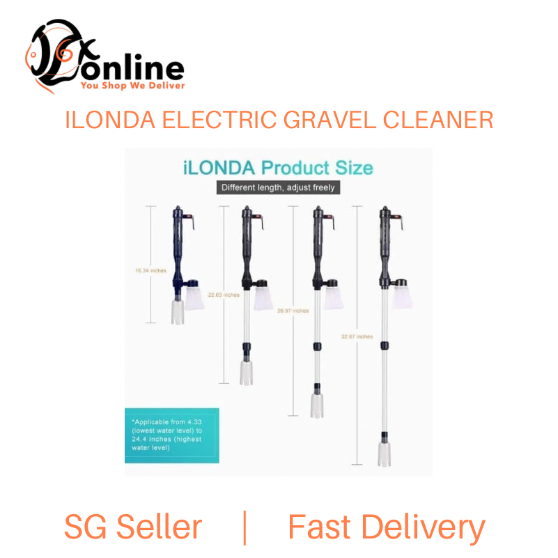 iLONDA Aquarium Electric Gravel Cleaner (Product only runs on battery