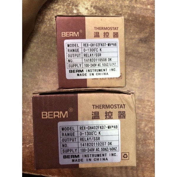 Đồng hồ nhiệt độ berm REX- CH102, Ch402, CH702, CH902