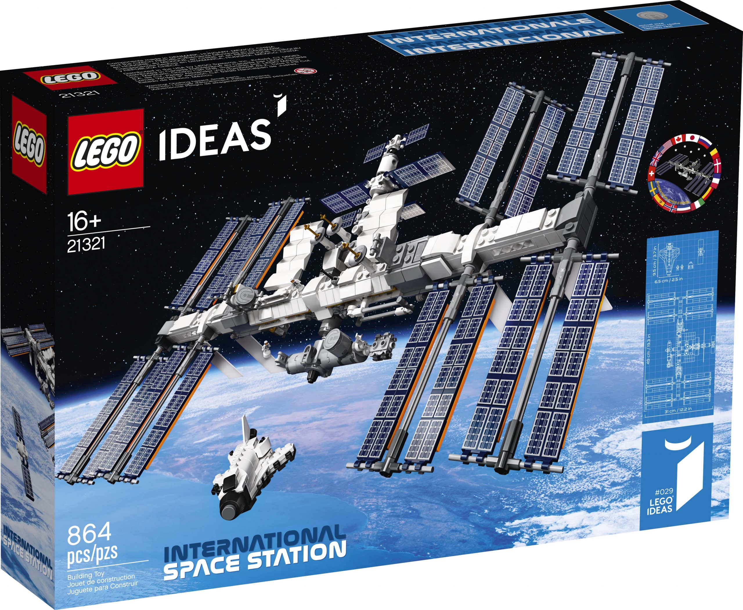 LEGO IDEAS 21321 INTERNATIONAL SPACE 