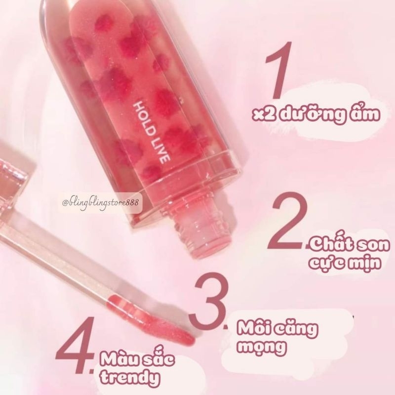 Son Bóng HOLD LIVE  Mirror Light Ripples Lip Gloss