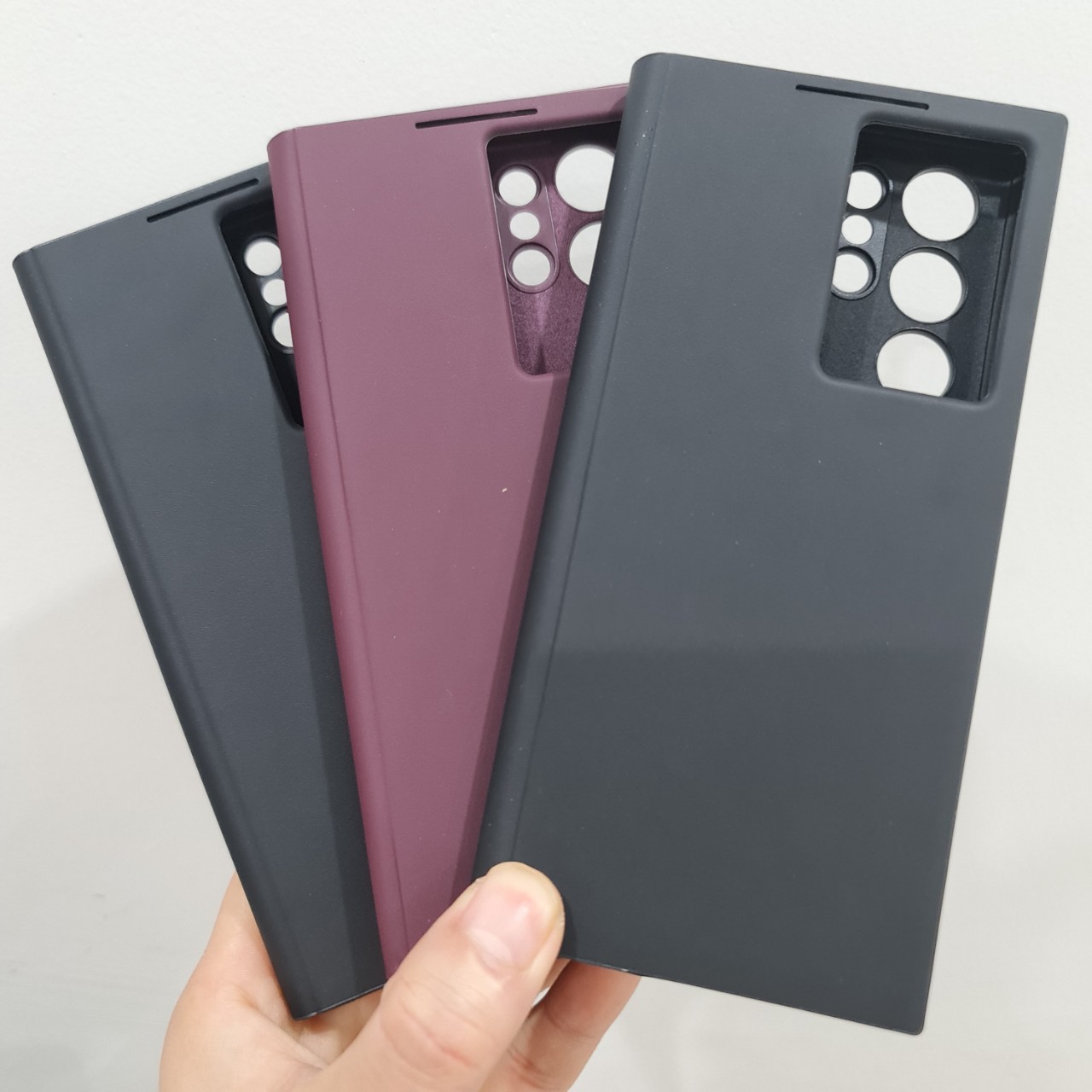 [CHÍNH HÃNG] Bao Da Clear View Samsung S22 / S22 Plus / S22 Ultra