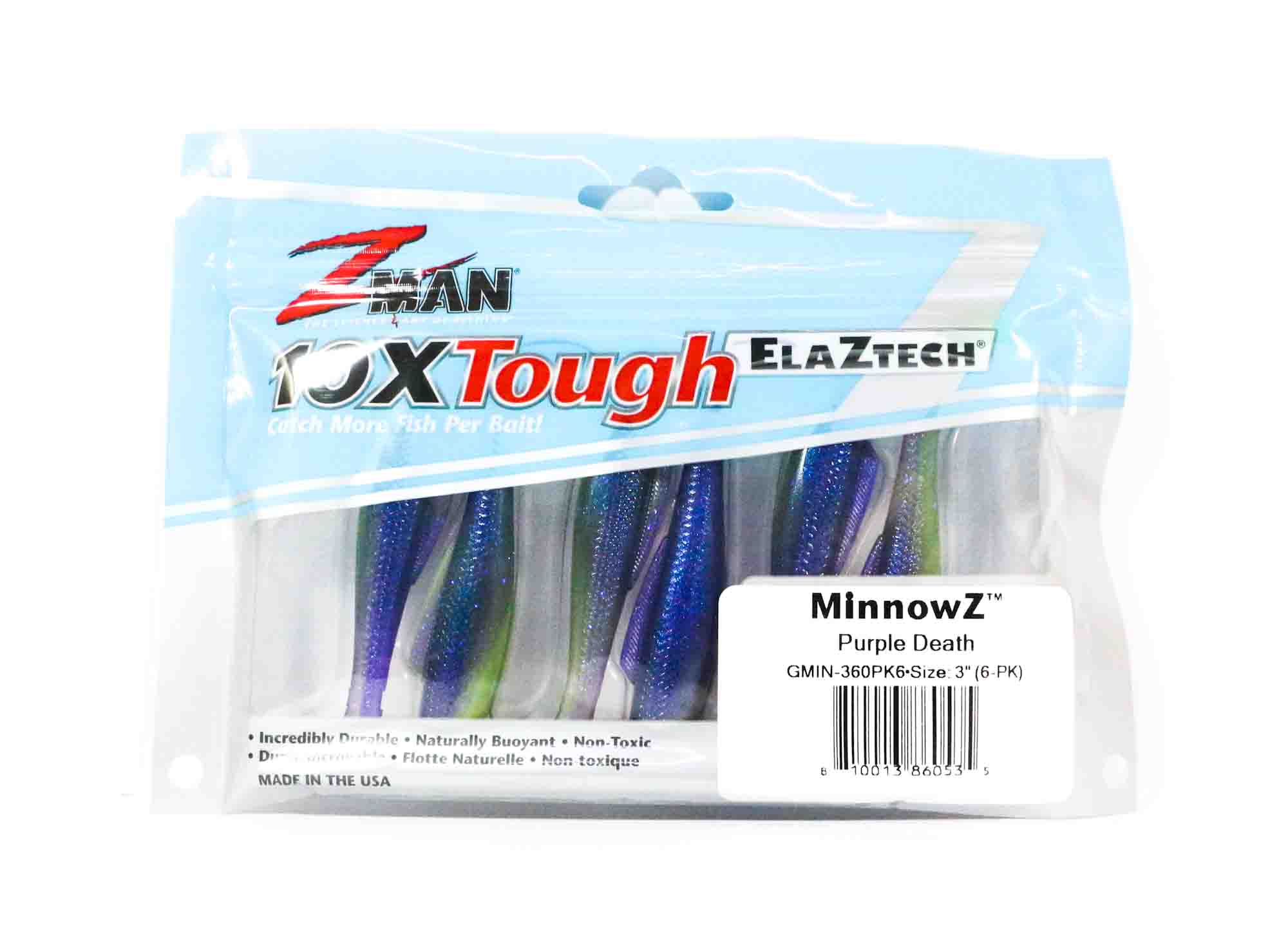 Leurre souple zman trd minnowz 2,5’’ - 6.5cm - par 8