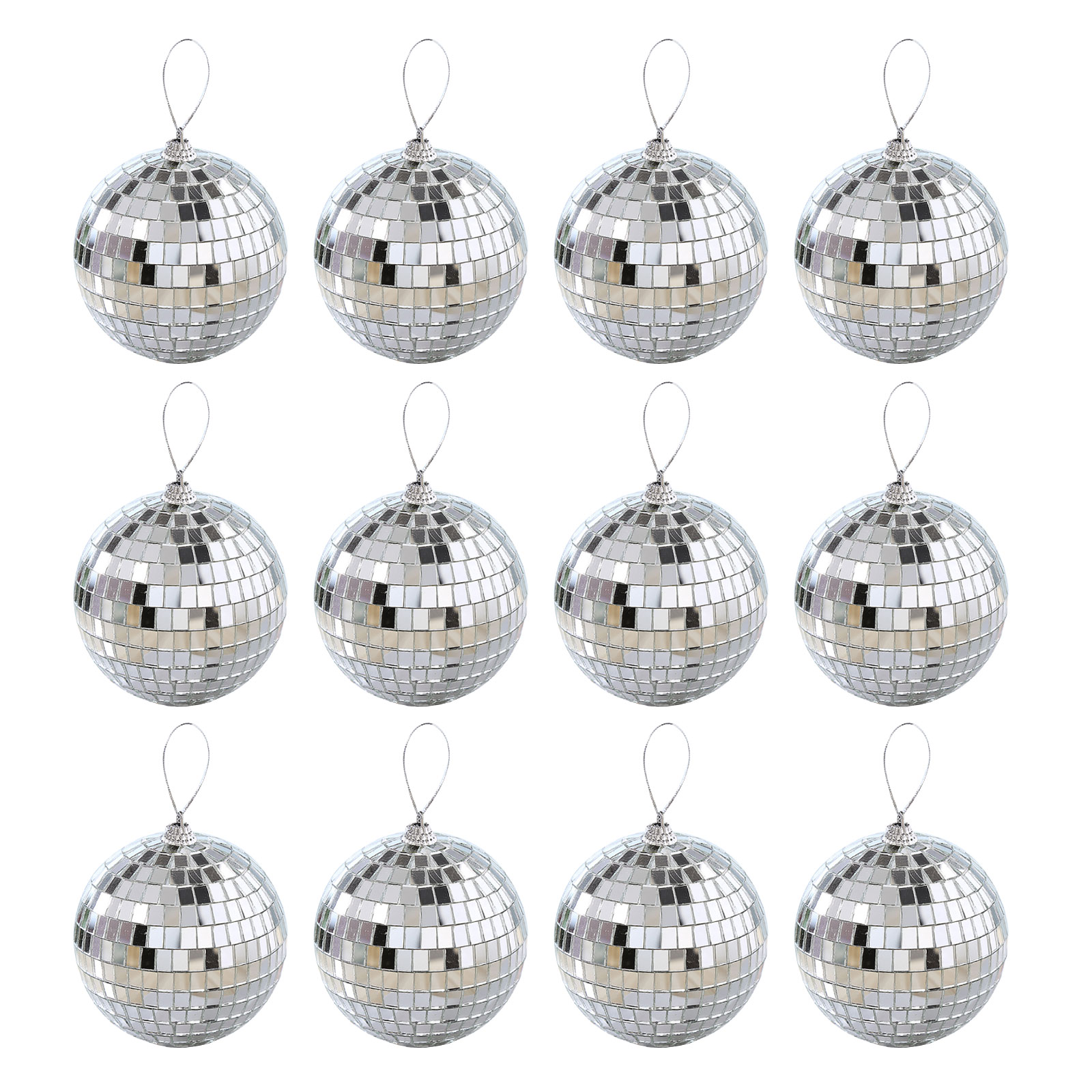 Mirror Ball, 2pcs Disco Ball, Silver Disco Ball, Silver Mirror Balls,  Mirror Disco Balls, Small Mirror Ball, Disco Ball For Party, Mirror Ball,  Classi