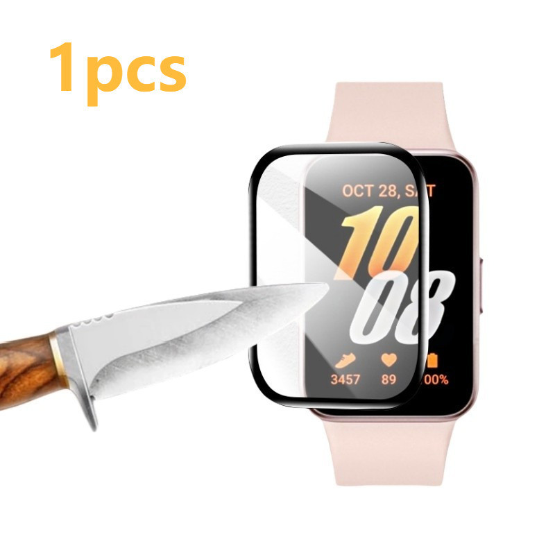3Pcs Curved Screen Protector For Samsung Galaxy Fit 3 Screen Protector Cover For Galaxy Fit3 Protective Soft Film Not Glass