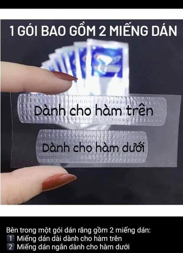 1 Miếng dán trắng răng crest 3d professional effects