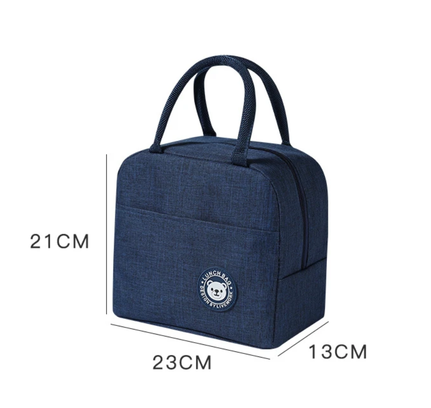 Insulated Lunch Bag - 23x13x21cm, 7L Capacity Cooler for Keeping Food Fresh, Insulated Lunch Box. 