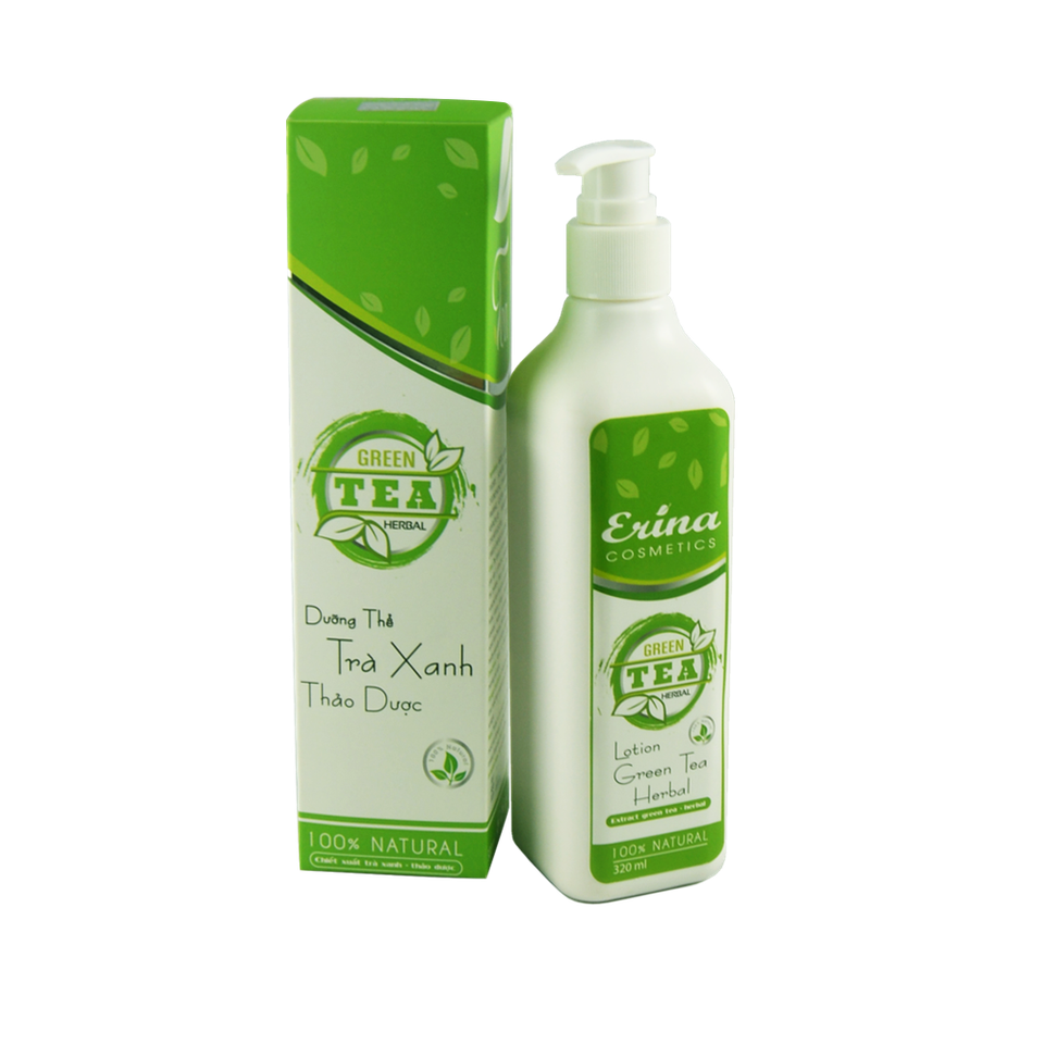 Dưỡng thể ERINA trà xanh thảo dược