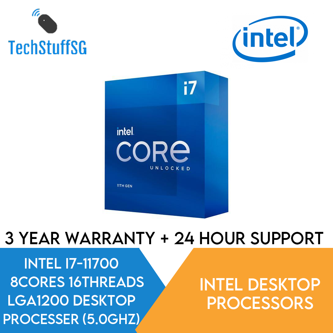 Intel Core i7-11700 Processor 16M Cache, up to 4.90 GHz i7 11700