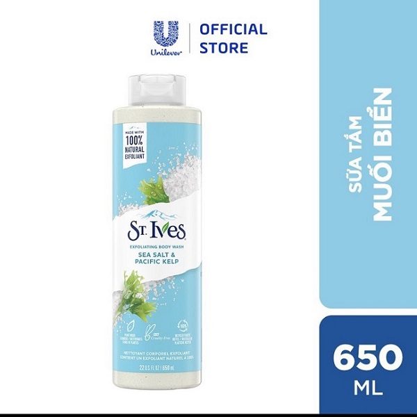 ST Ives Exfoliating Soothing Body Wash 650ml