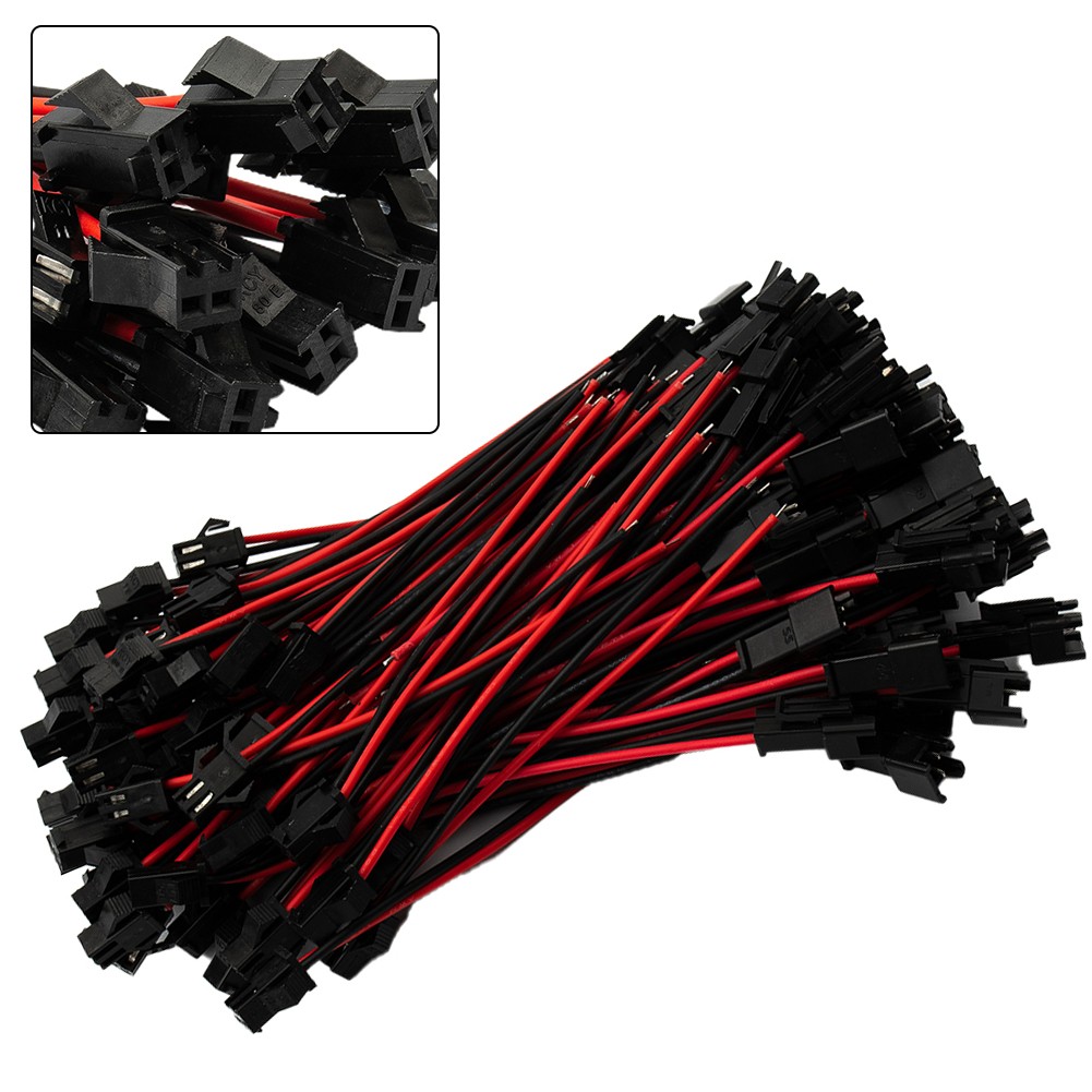 Comforhome PVC Connector Plug Terminal 120pcs Wire 2Pin 60pairs Copper Electrical