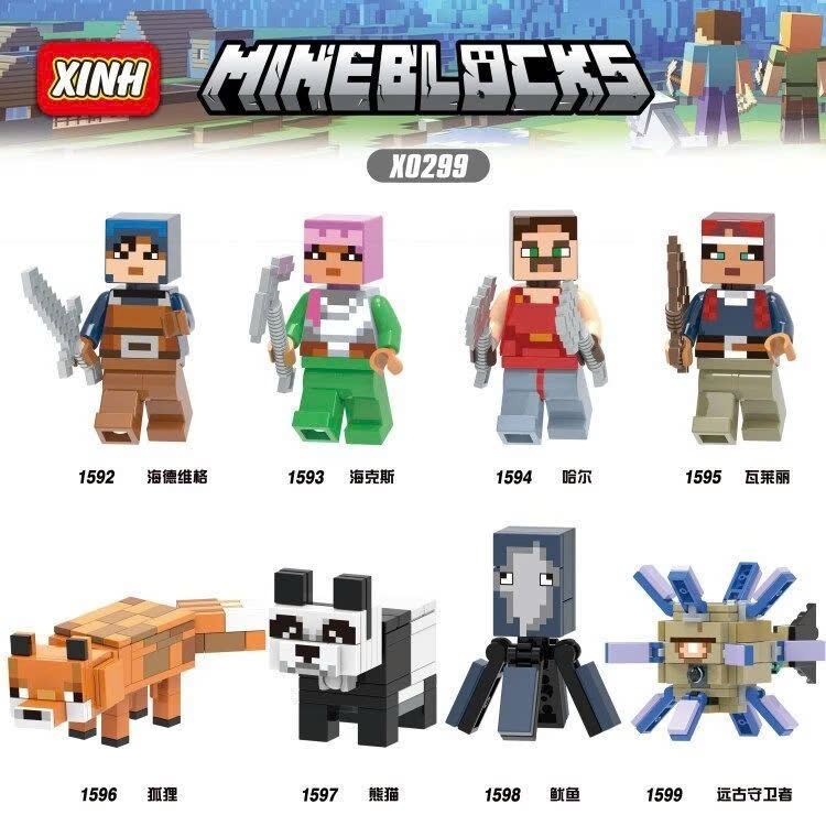 [NHÂN VẬT MINE CRAFT] 01 nhân vật hình người Minecraft Series mô hình lắp ráp đồ chơi trẻ em xếp Trang trí minifigures
