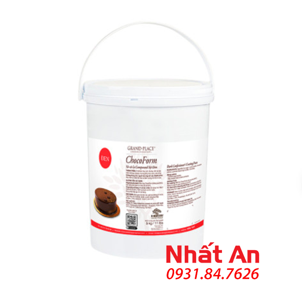 Socola sệt đen puratos - chiết lẻ ra từ xô 5kg