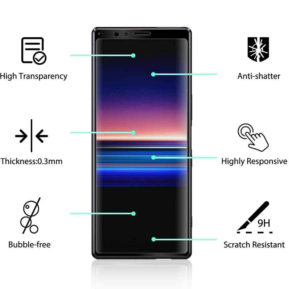 All Model ScreenProtector For Sony Xperia 1 Xperia5 Xperia8 Xperia10 Screen Protective Curved Flexible Scratchproof Full Clear Transparent.