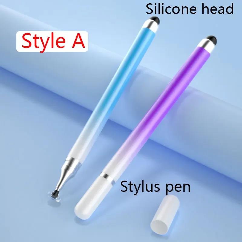 2 In 1 Stylus Pen for Cellphone Tablet Capacitive Touch Pencil for Iphone Samsung Universal Android Phone Drawing Screen Pencil. 