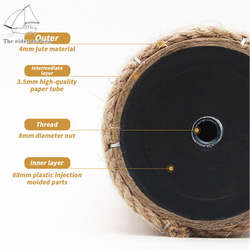TE Scratching Post Cat Tree Replacement Post Wear-resistant Wall Mount Cat Scratching Post Kitten Scratching Post Replacement For Bedroom Living Room