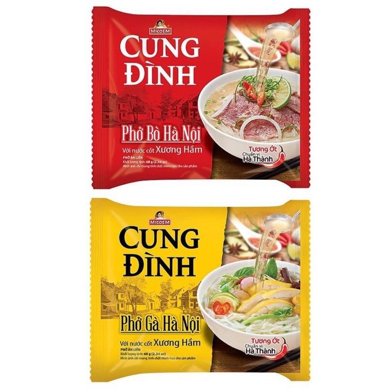 Phở Bò/ Phở Gà Hà Nội Cung Đình 68g