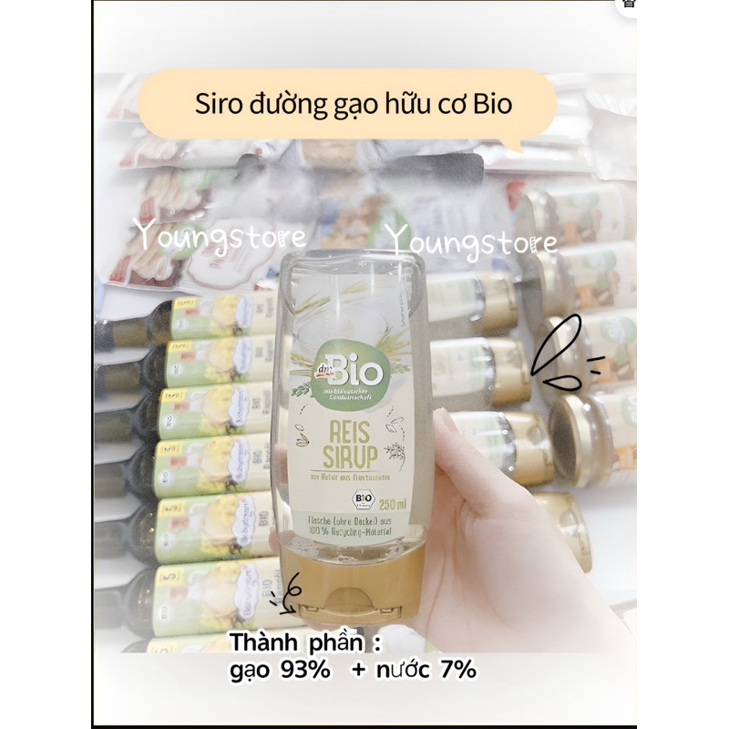 Siro gạo hữu cơ Ener Bio Đức 250ml,date 2025