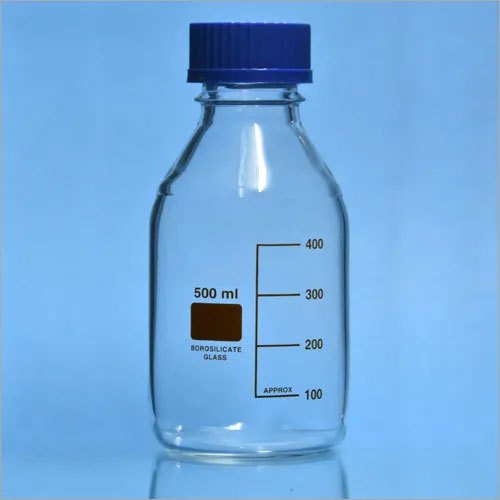 500ML CLEAR GLASS REAGENT BOTTLE WITH BLUE SCREW CAP Lazada PH