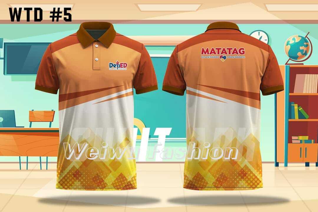 DEPED MATATAG POLO Customize Full Sublimation SHIRTSCODE-WTD# 5 | Lazada