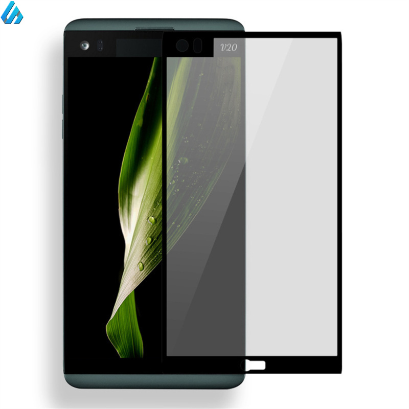 Screen Protector Tempered-Glass Screen Protector Edge To Edge Full Cover Tempered Glass Shield Easy Installation Compatible For LG V 20