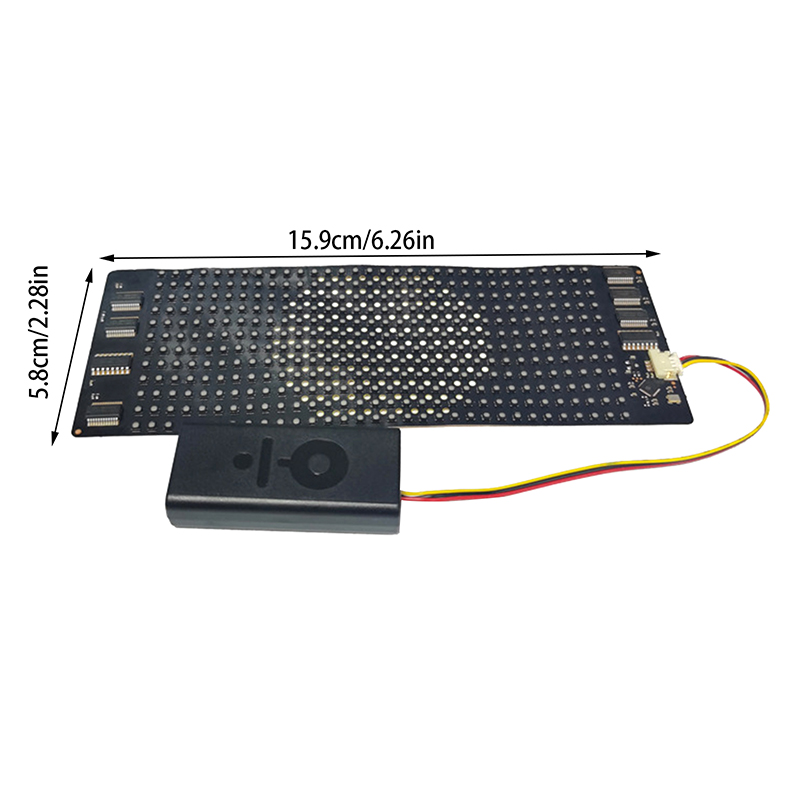 LED Pixel Soft Display Programmable LED Screen Night Light APP Control DIY Text Pattern Animation for Car Window, Store, Game Leima. 