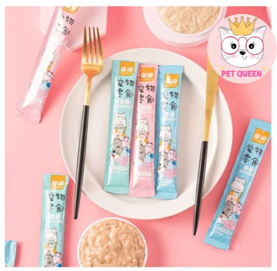 COMBO 5 CÂY SÚP THƯỞNG SHIZUKA CHO MÈO 15gram