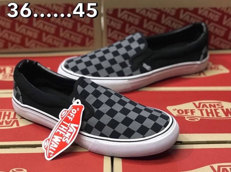 Sepatu cheap vans checker