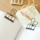 【Toy life hall】3 Types Paper Clips Hollow Binder Clips Stainless Steel Document Files Holder Notes Clips DIY Bookmarks Supplies. 
