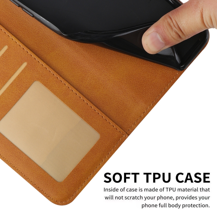 【HZSUNSKY】 For Samsung Galaxy A05 Stitching Calf Texture Buckle Leather Phone Case
