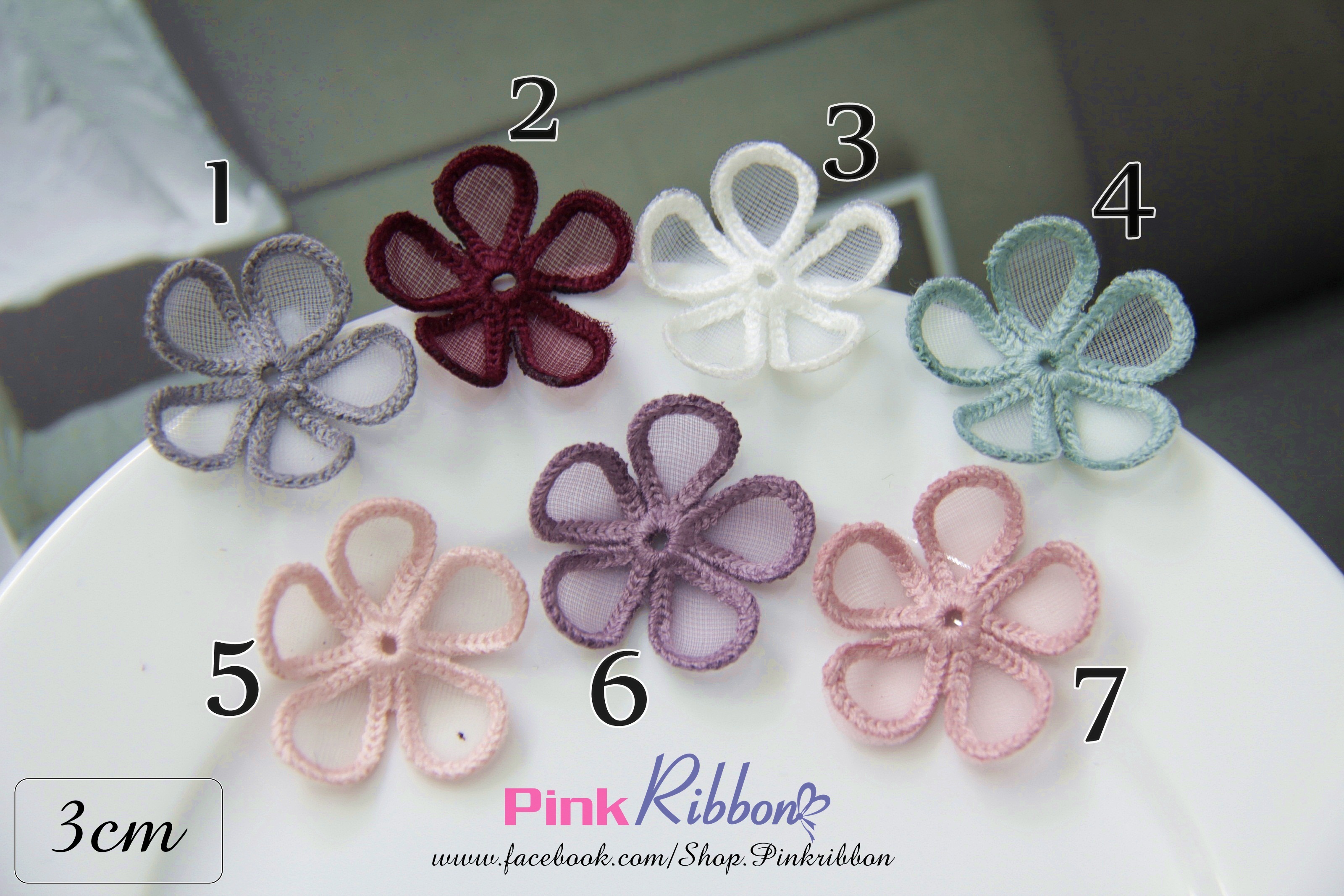 Cánh Hoa Voan Viền Bô Đê 3 Size