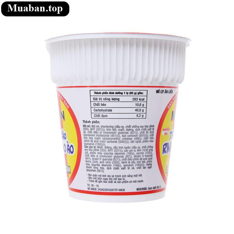 Mì Modern lẩu Thái tôm ly 65g