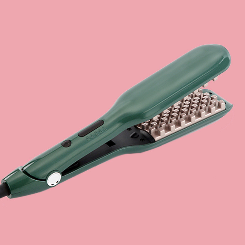 Máy bấm xù dập phồng chân vuông 2in1 cao cấp hottrend 2021 ，Điều chỉnh nhiệt độ năm tốc độ