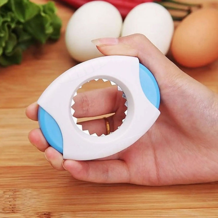 ⚡️Fast Delivery⚡️Practical Metal Egg Topper Cutter Shell Opener Steel Boiled Egg Open Creative Boiled Egg Opener Kitchen Tools