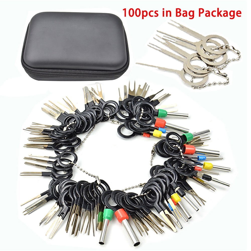 MileAuto 100Pcs Automotive Wiring Harness Terminal Removal Tools Wire Inspection Removal Tool Fast Delivery