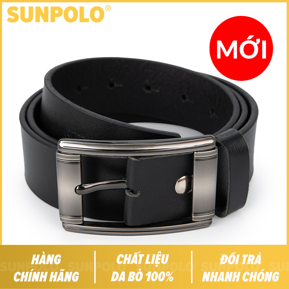 Men cow leather belt