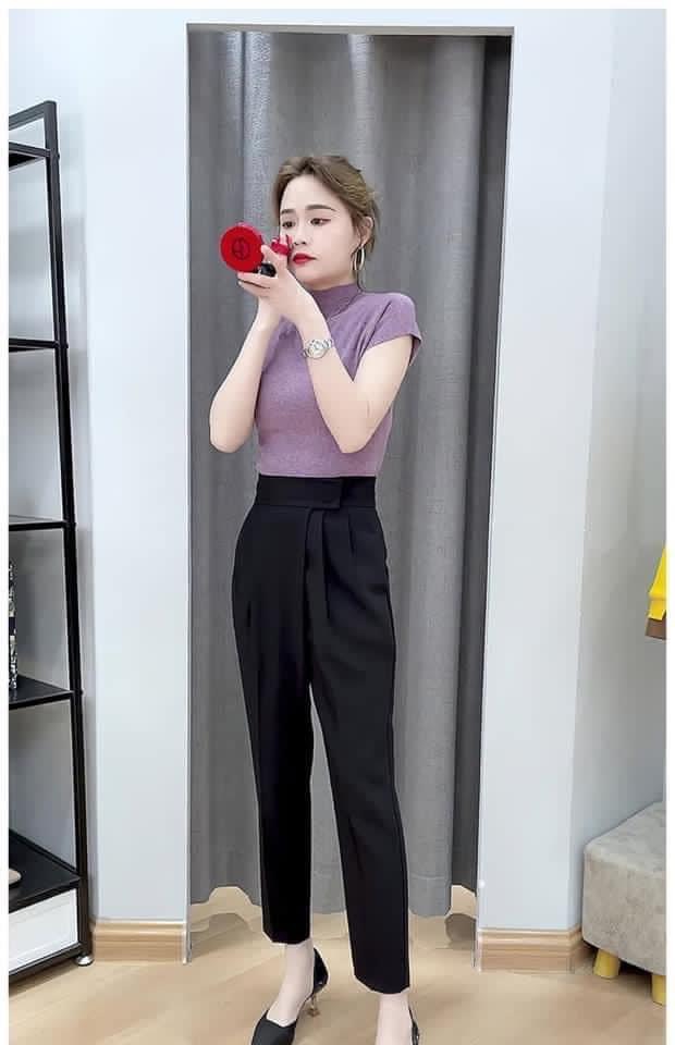 Quần baggy cạp nhê dính hotrend