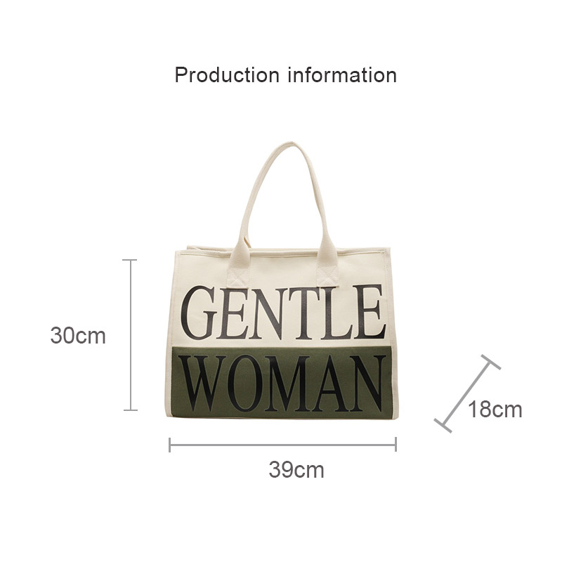 C & K thai Tote mẹ túi vải Monogram Túi Đeo Vai Print