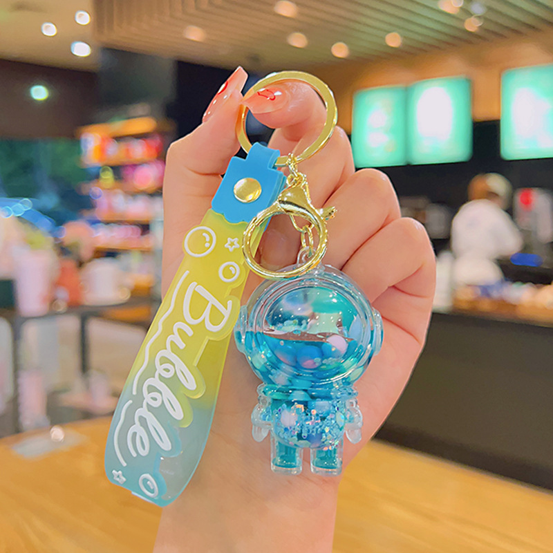 Móc khóa Phi hành gia, gấu lấp lánh dễ thương cute lấp lánh