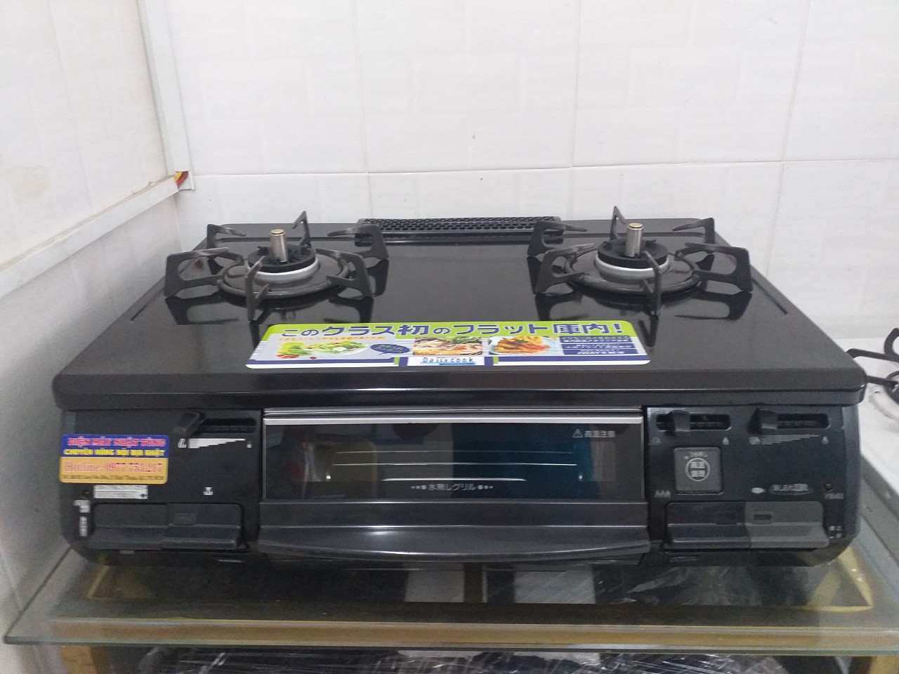 [HCM]BỂP GA CHỐNG CHÁY NỔ RINNAI NỘI ĐỊA NHẬT