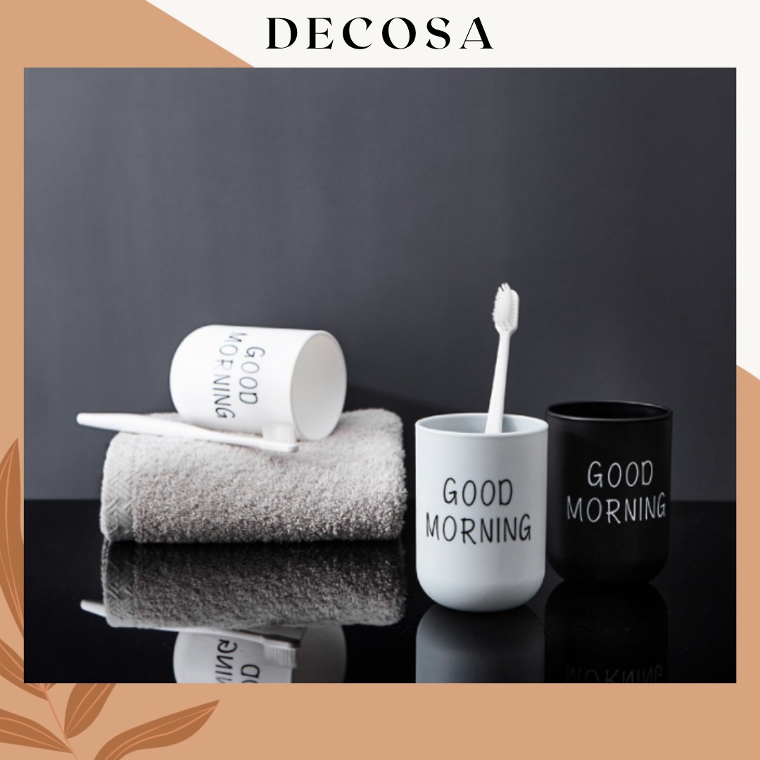 Ly uống nước ly đánh răng đựng bàn chải Decosa
